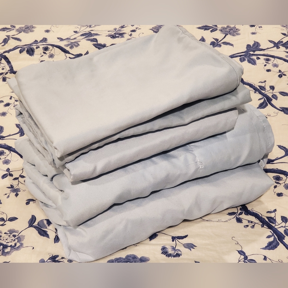 Available for $5! Two Twin Flat Sheets, One Fitted Sheet, Two Pillowcases Set